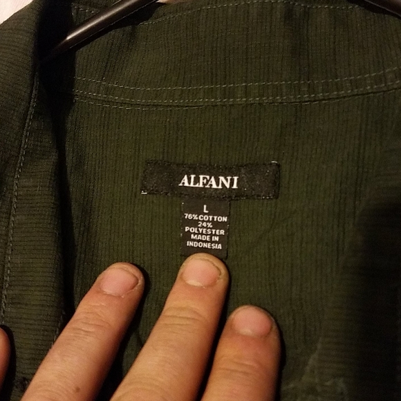 Alfani  size large button up dress shirt - Picture 1 of 2